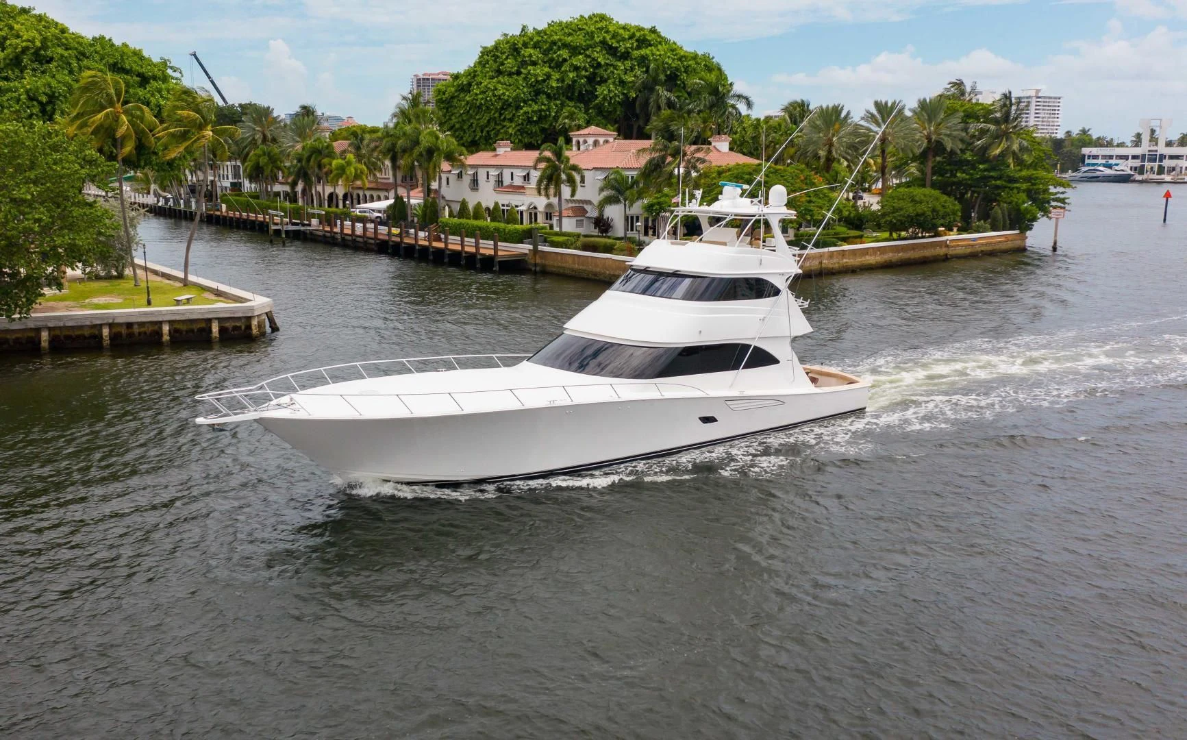 a boat on the water aboard BIMINI BABE Yacht for Sale
