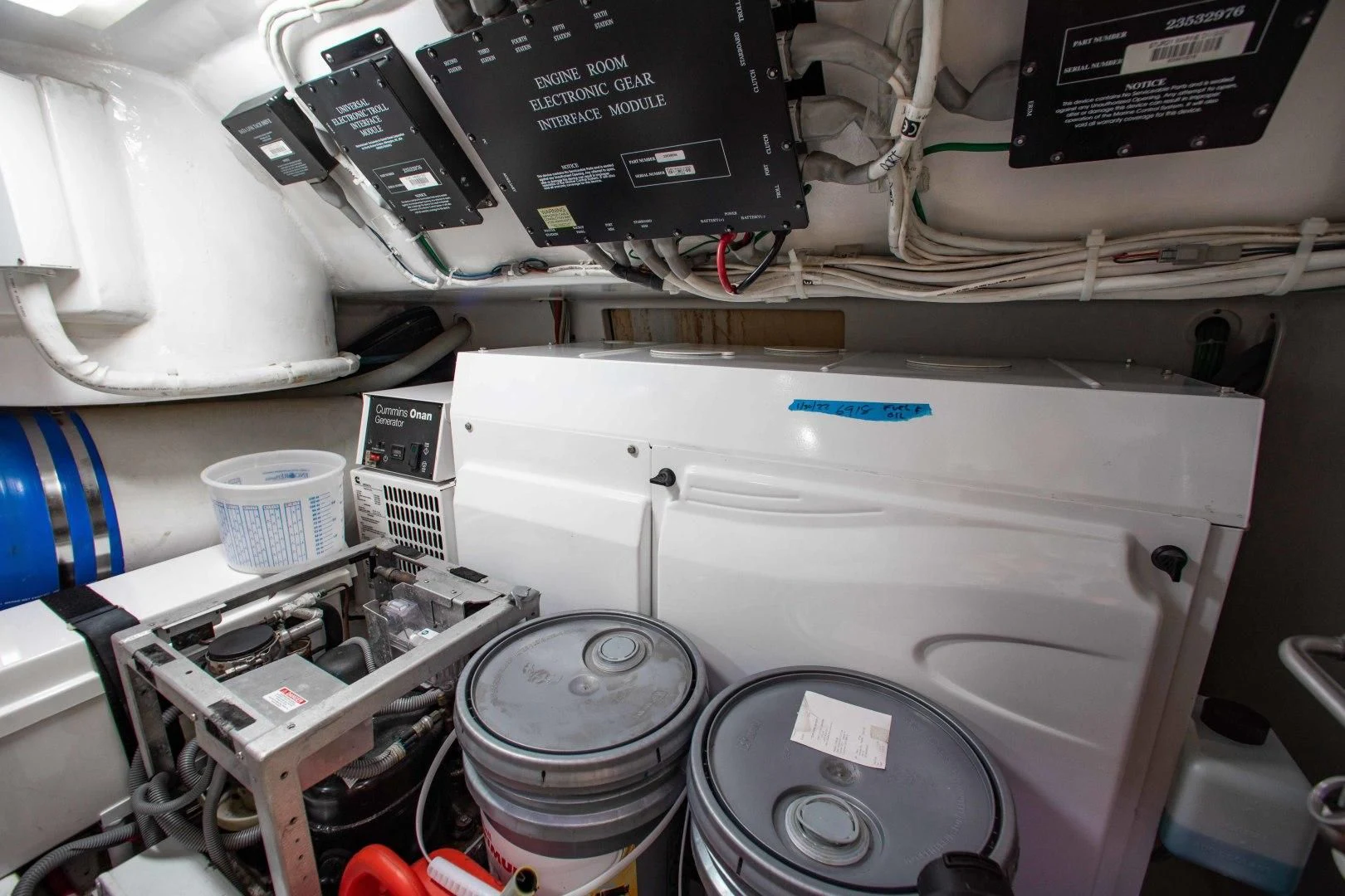 a close-up of a machine aboard BIMINI BABE Yacht for Sale