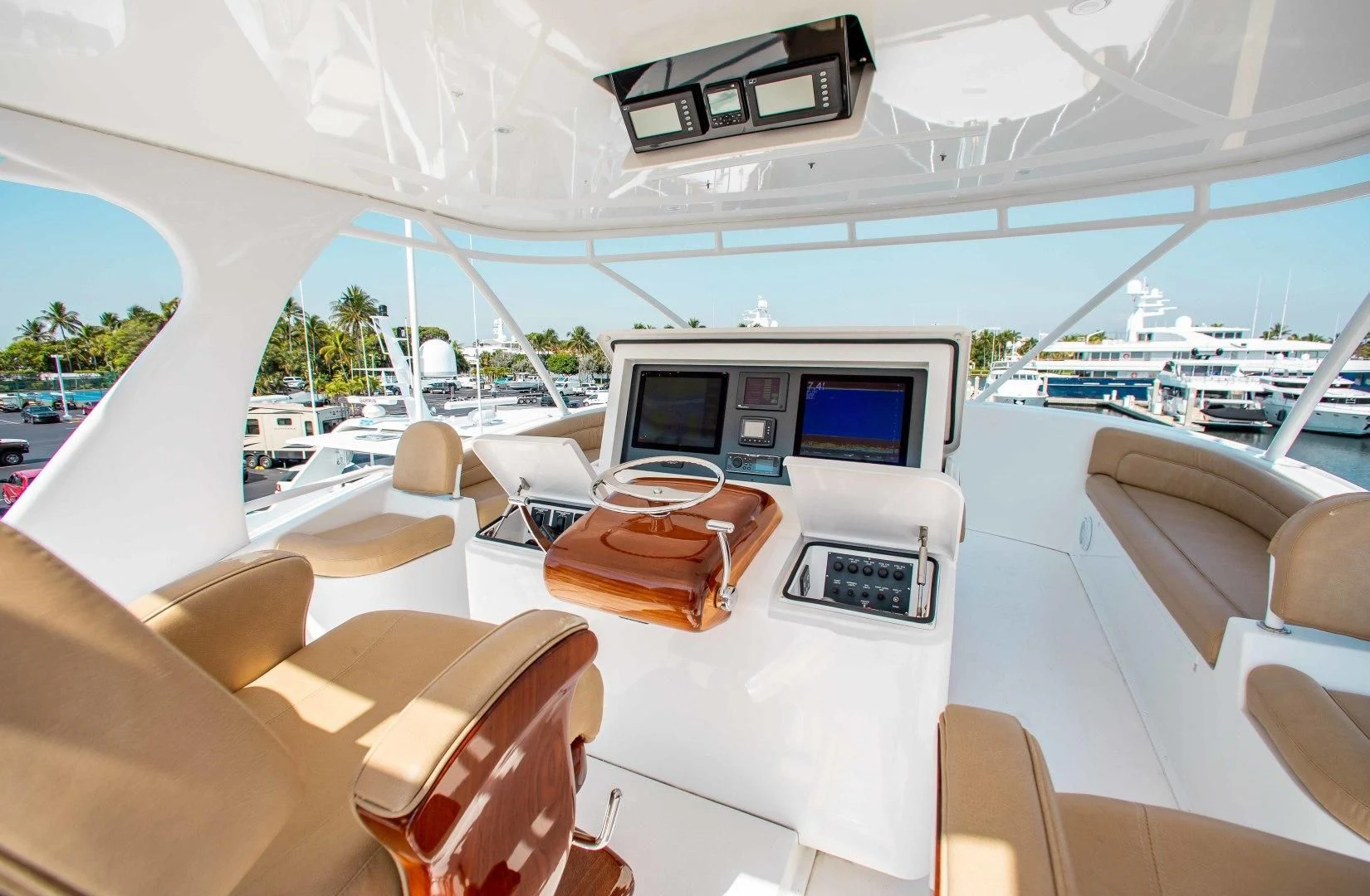 inside of a boat aboard BIMINI BABE Yacht for Sale