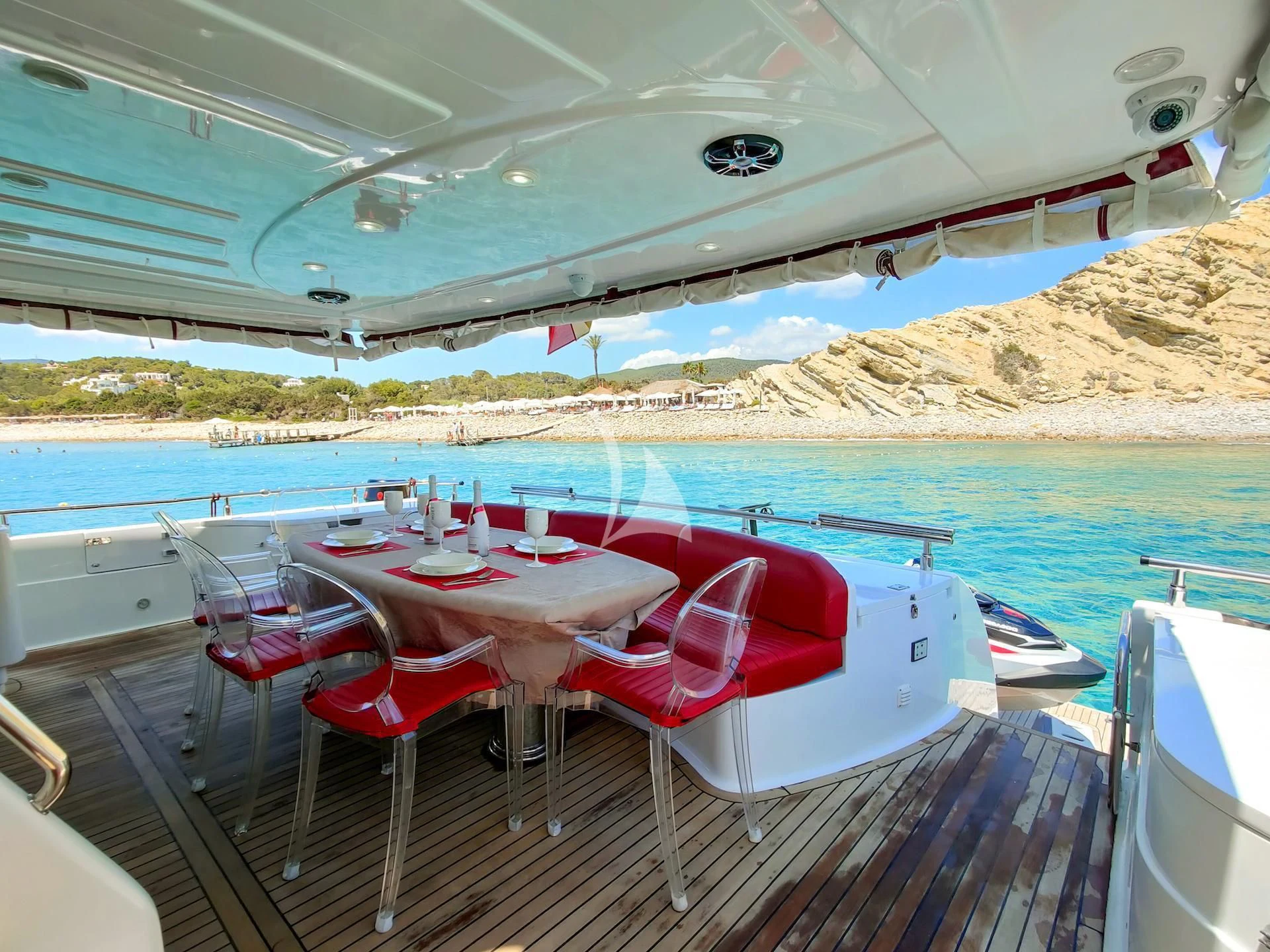 a boat on the water aboard GEMINIS Yacht for Sale