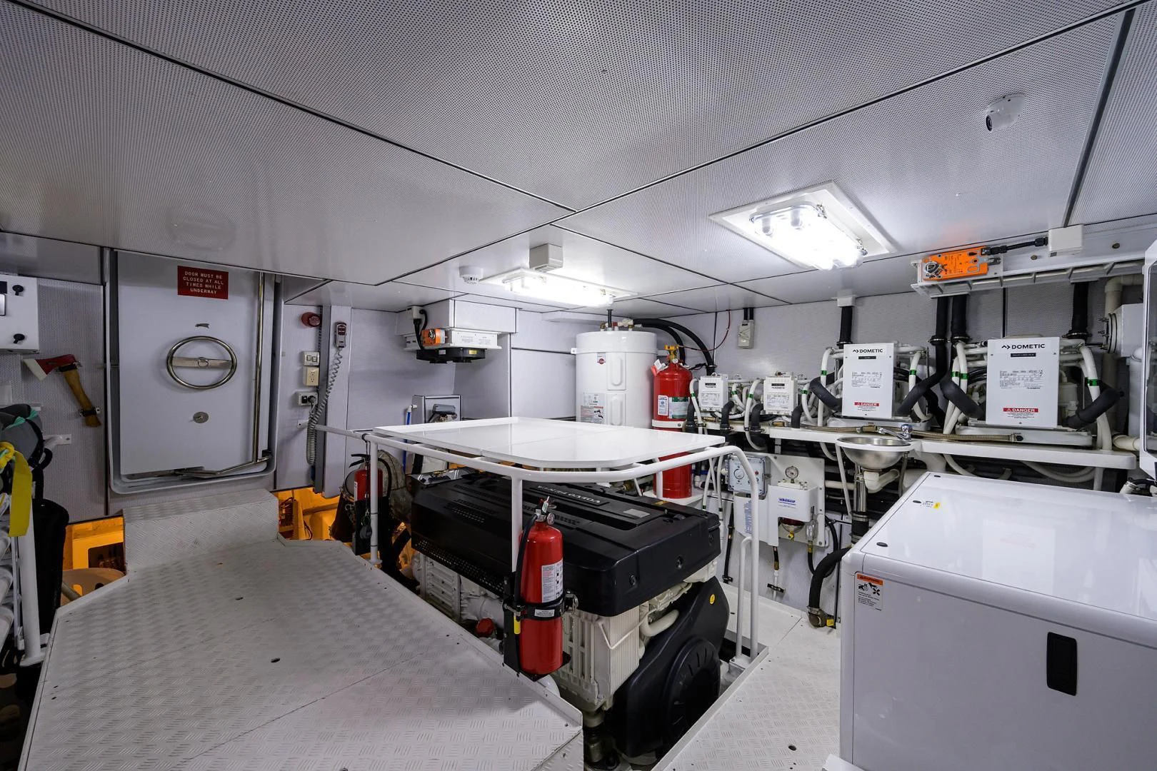 a room with machinery and equipment aboard MY 3 GALS Yacht for Sale