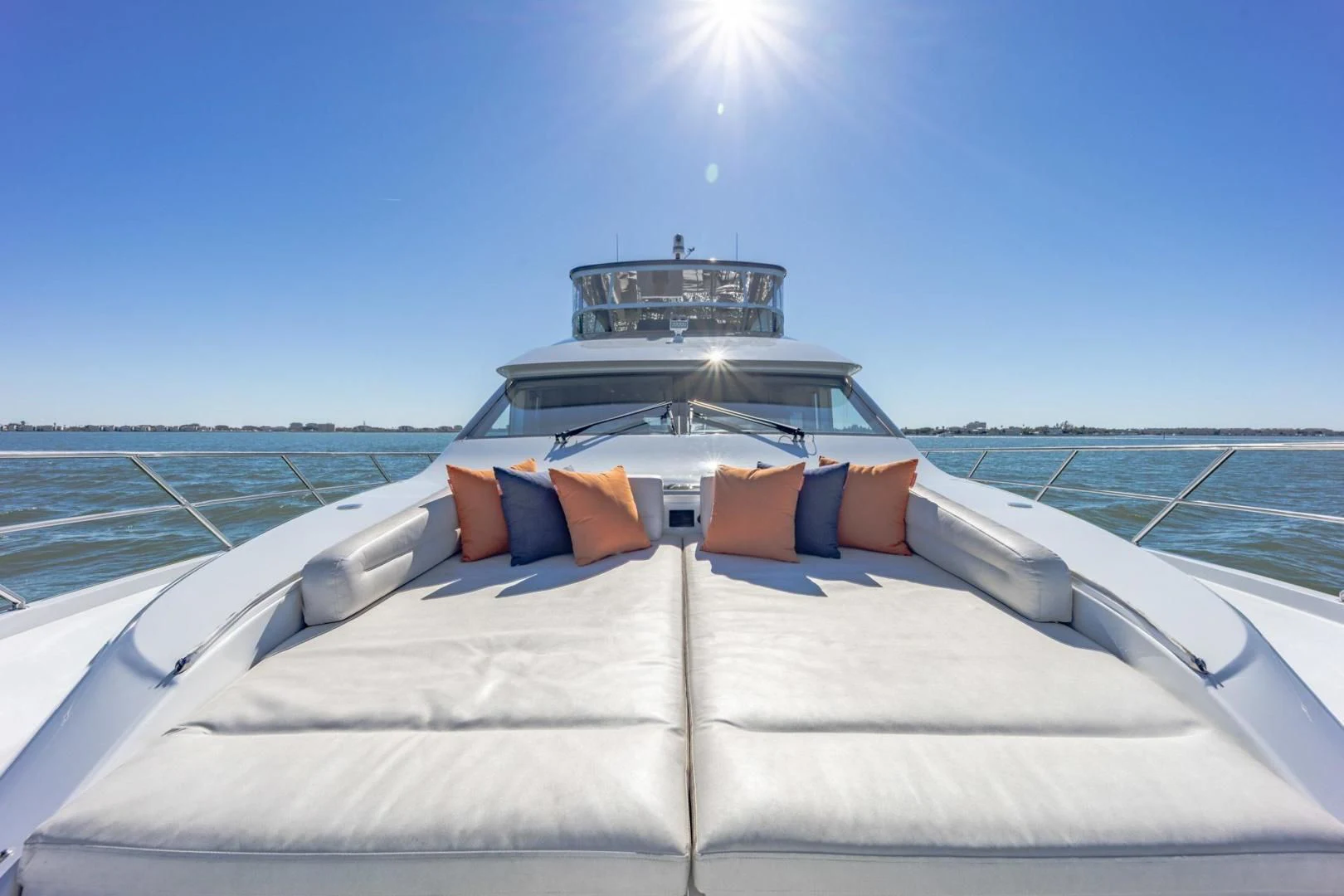 a boat on the water aboard MY 3 GALS Yacht for Sale