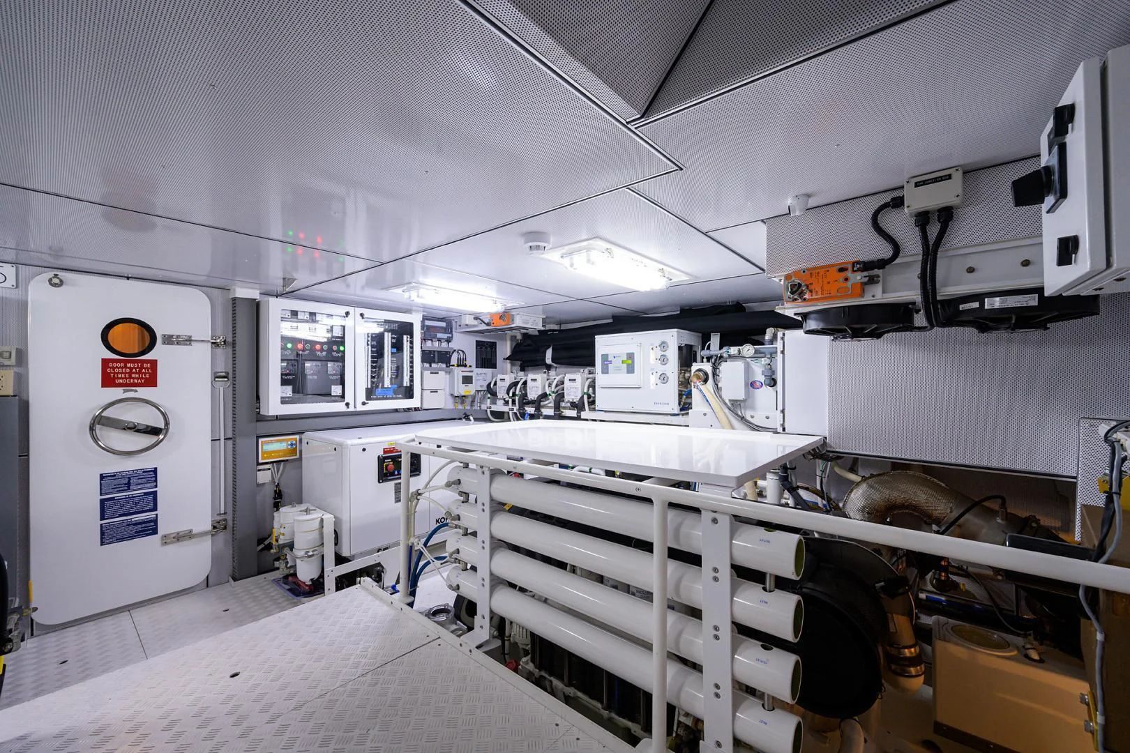 a large industrial kitchen aboard MY 3 GALS Yacht for Sale
