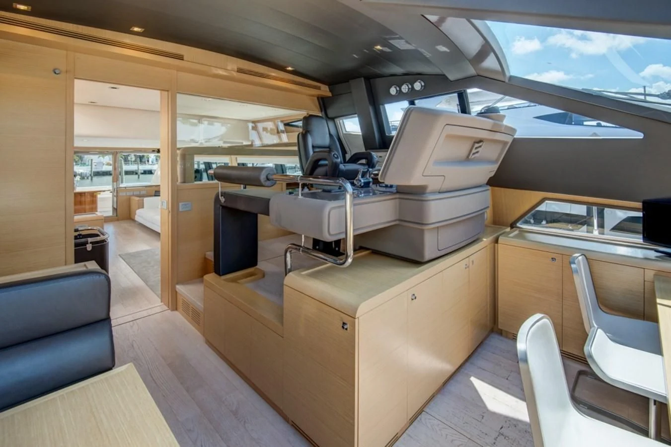 inside of a vehicle aboard GOLDEN BELLE Yacht for Sale
