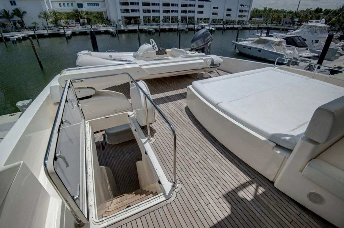 a boat on the water aboard GOLDEN BELLE Yacht for Sale