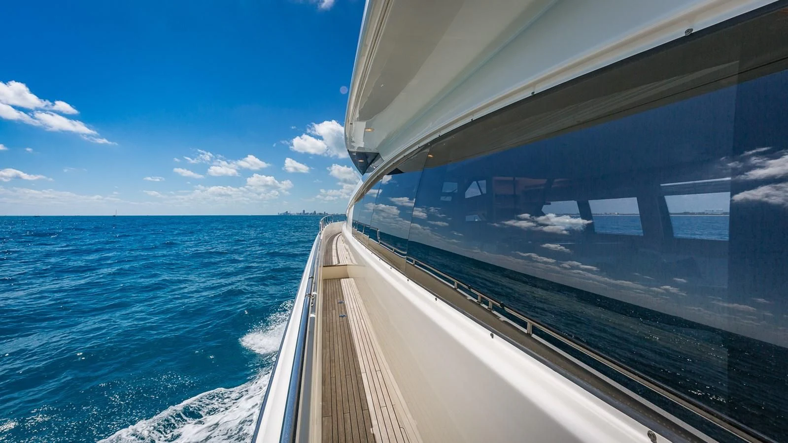 a boat on the water aboard GOLDEN BELLE Yacht for Sale