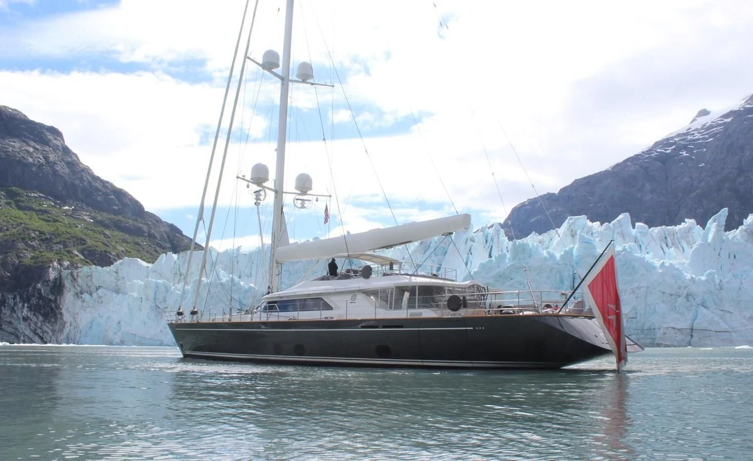 a boat on the water aboard SERENDIPITY I Yacht for Charter
