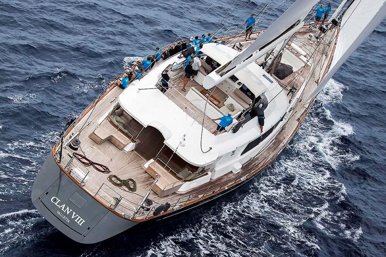 a boat on the water aboard SERENDIPITY I Yacht for Charter