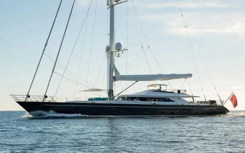a boat on the water aboard SERENDIPITY I Yacht for Charter