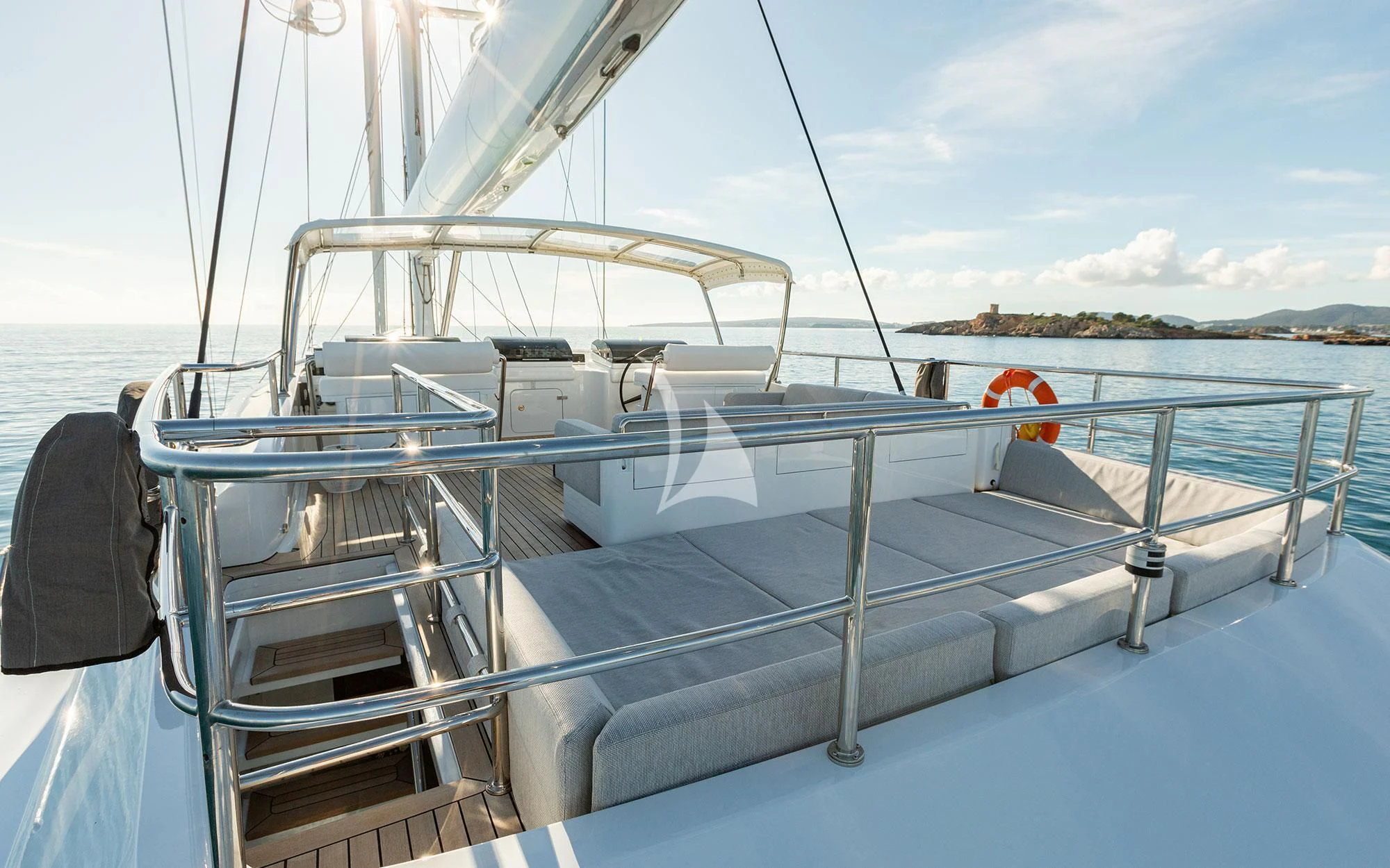 a boat on the water aboard SERENDIPITY I Yacht for Charter
