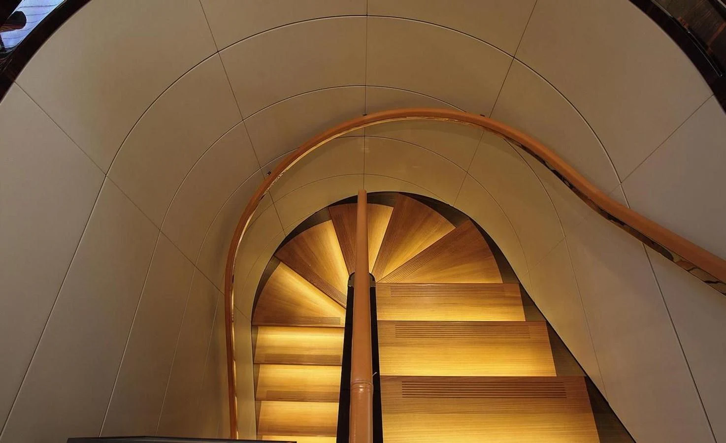 a large arched bridge aboard SERENDIPITY I Yacht for Charter