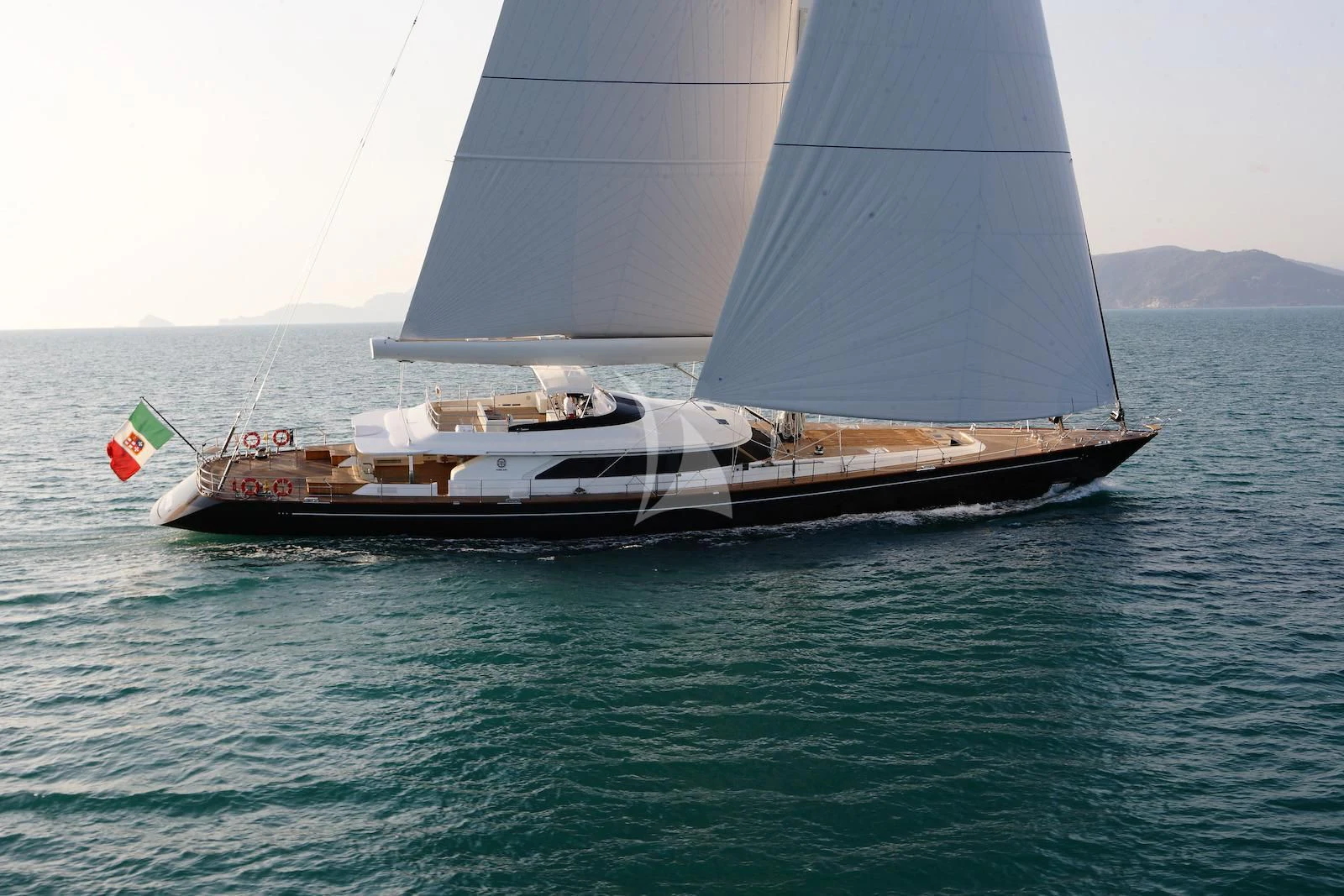 a boat on the water aboard SERENDIPITY I Yacht for Charter