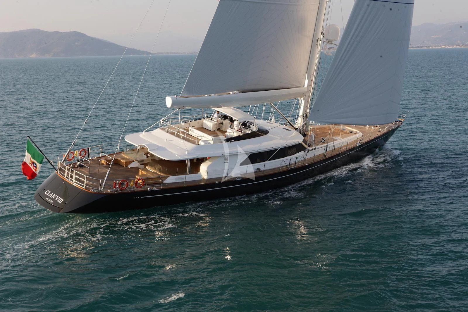 a boat on the water aboard SERENDIPITY I Yacht for Charter