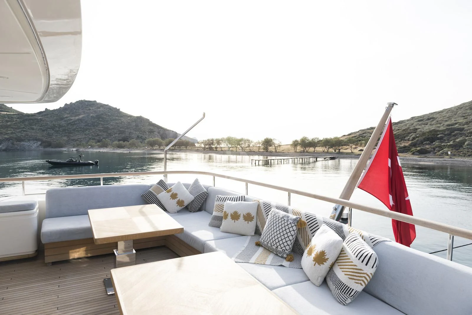 a boat on the water aboard THERAPY Yacht for Sale