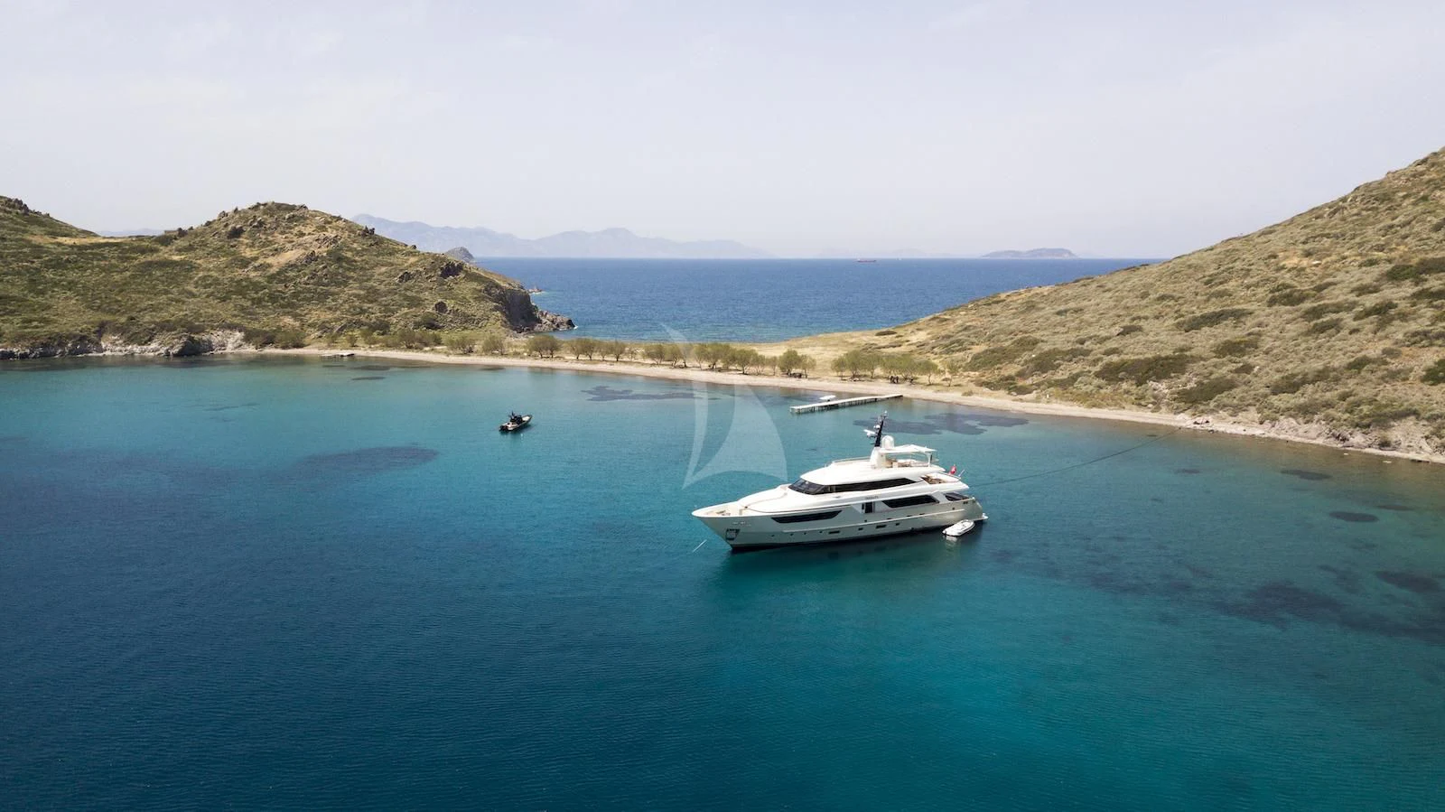 a boat on the water aboard THERAPY Yacht for Sale