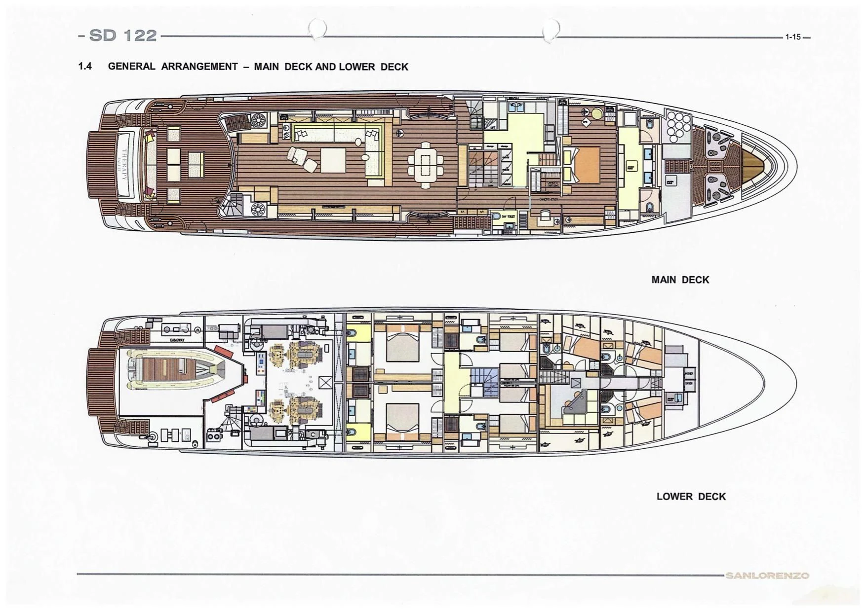 diagram, engineering drawing aboard THERAPY Yacht for Sale