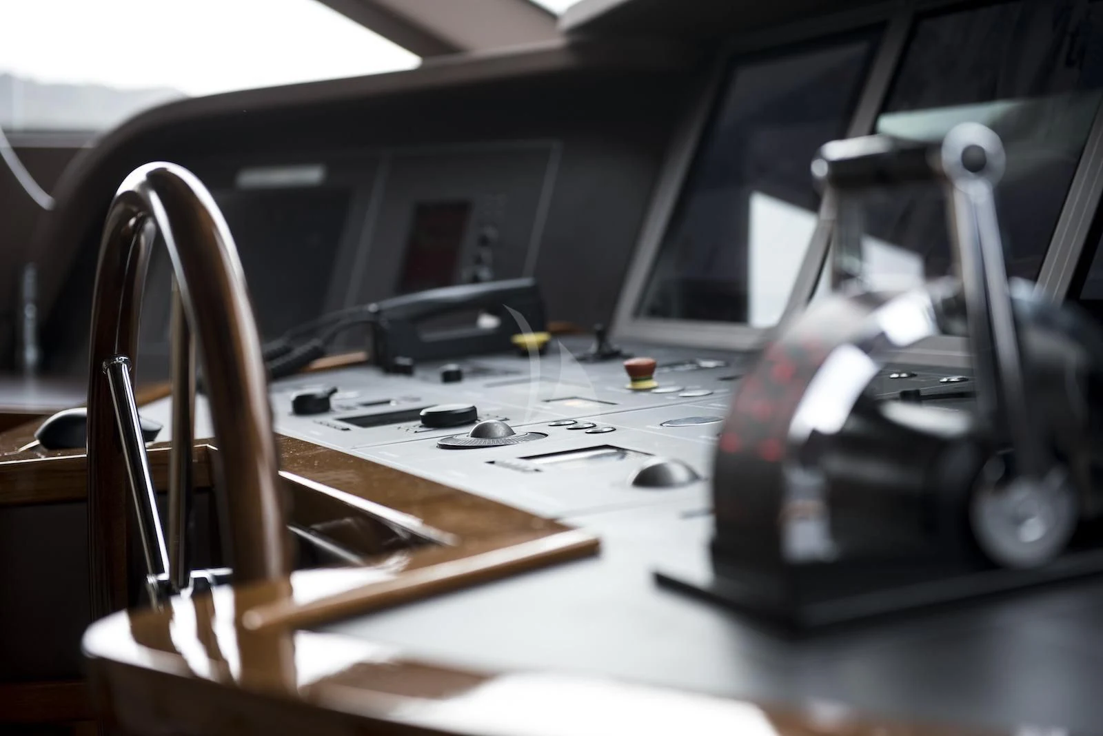a machine on the counter aboard THERAPY Yacht for Sale