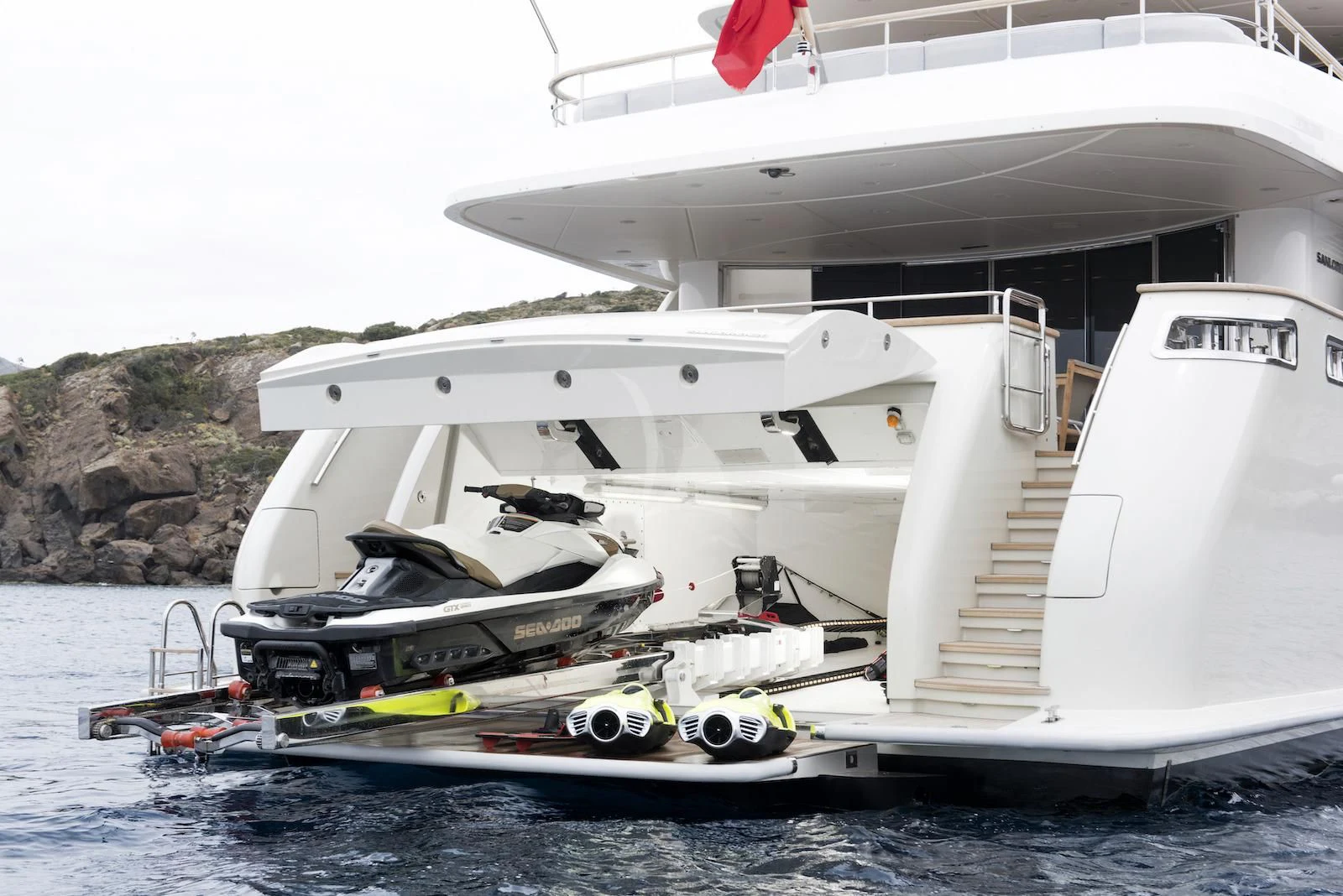 a boat on the water aboard THERAPY Yacht for Sale