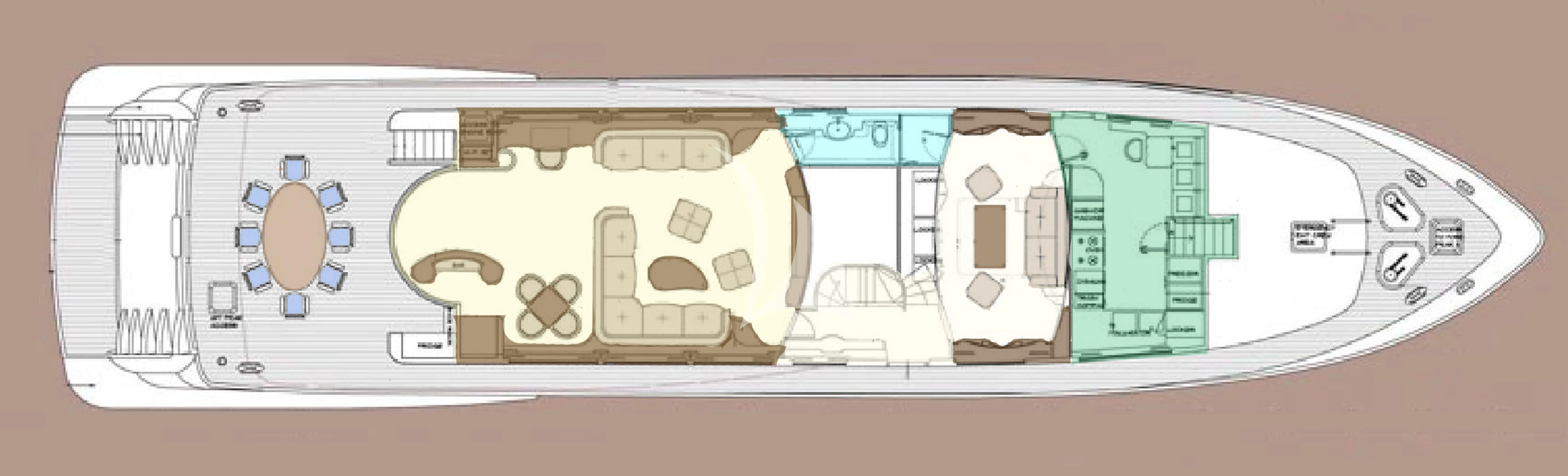 graphical user interface aboard SPECTRE Yacht for Sale