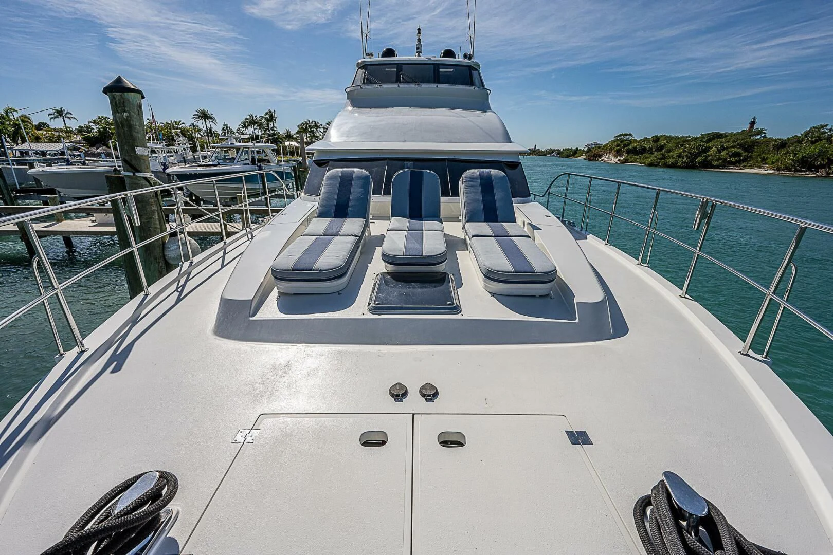 a boat on a body of water aboard PREDATOR I Yacht for Sale