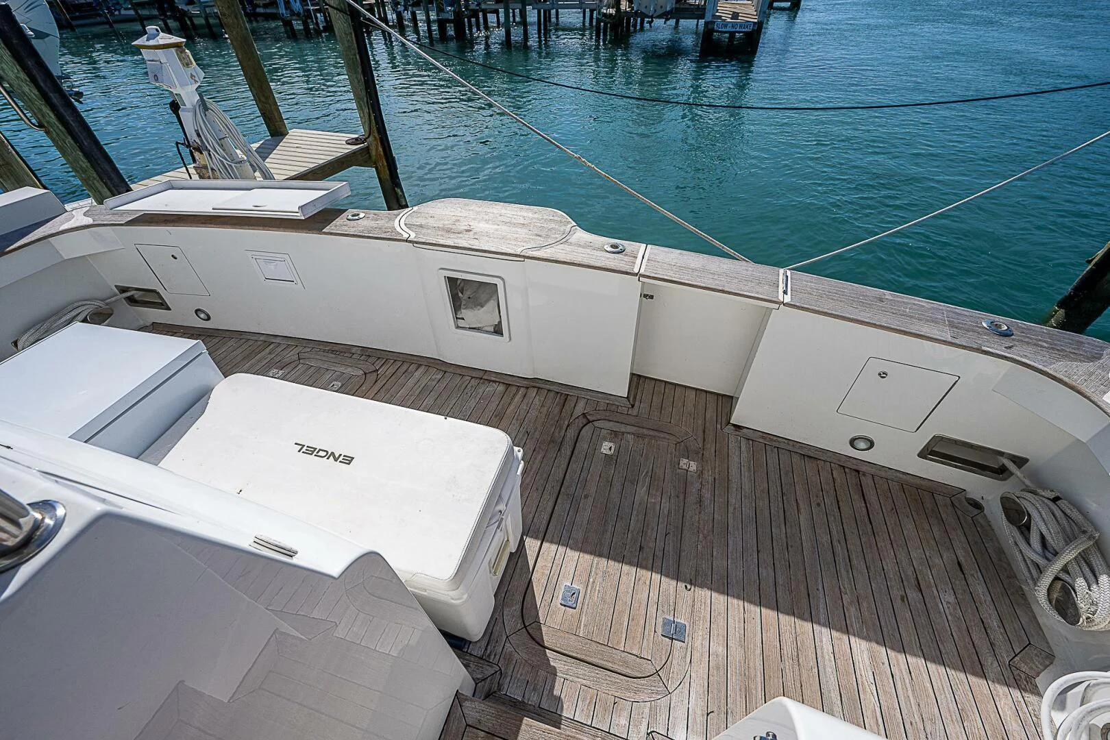 a boat on the water aboard PREDATOR I Yacht for Sale
