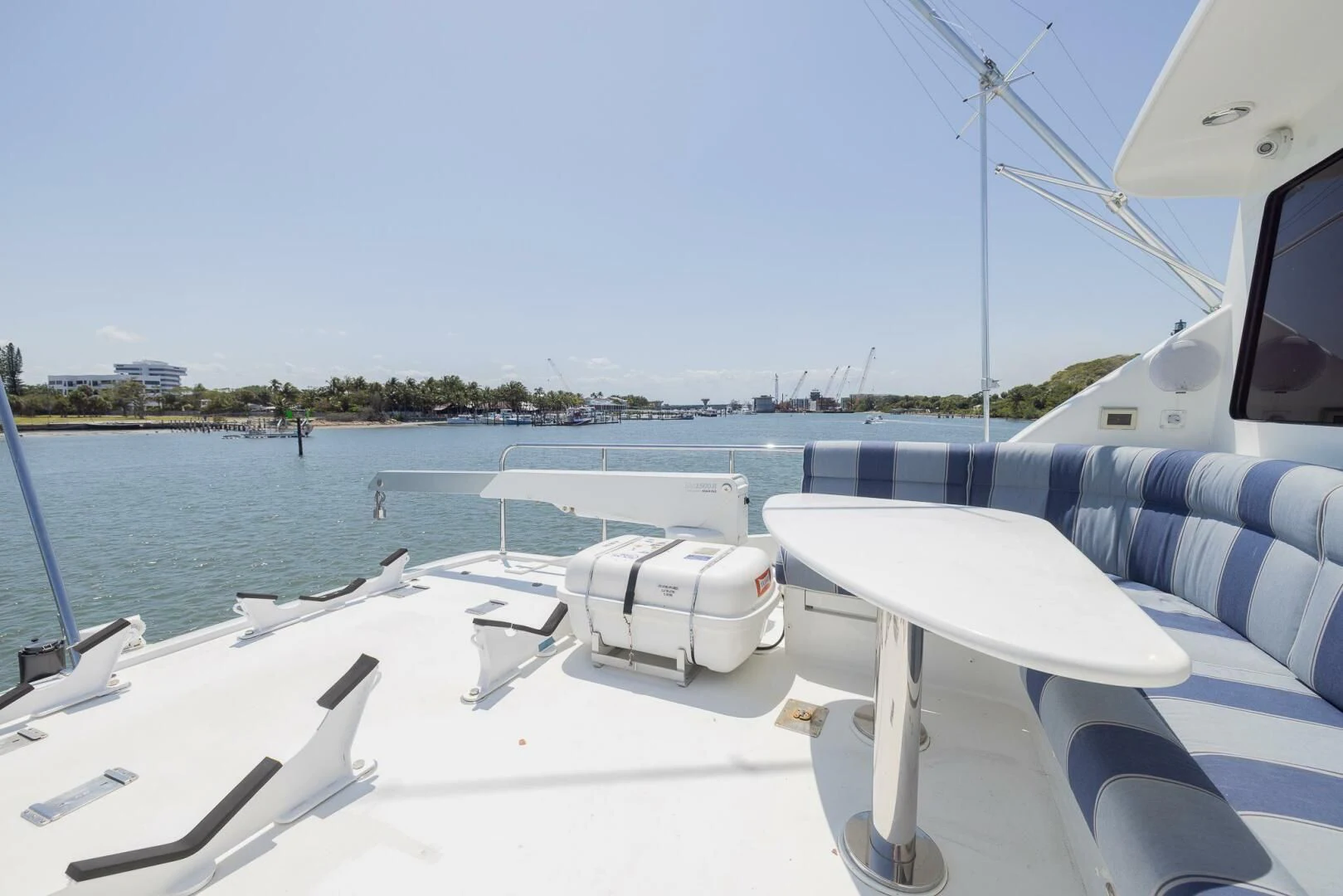 a boat on the water aboard PREDATOR I Yacht for Sale