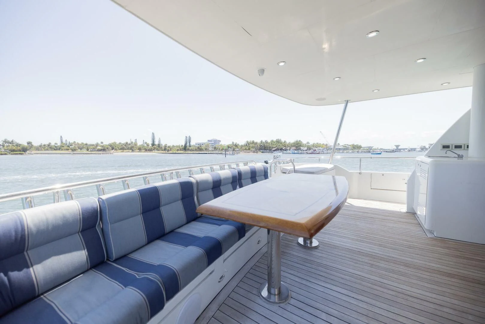 a boat on the water aboard PREDATOR I Yacht for Sale