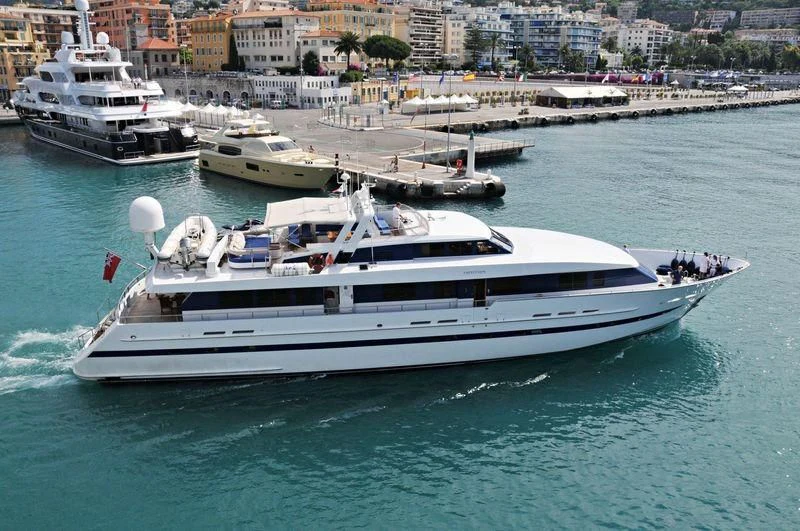 a boat on the water aboard ESRA Yacht for Sale