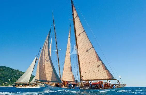 a sailboat on the water aboard ORIANDA Yacht for Charter