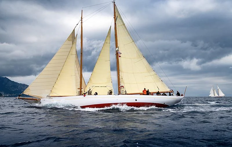 a sailboat on the water aboard ORIANDA Yacht for Charter