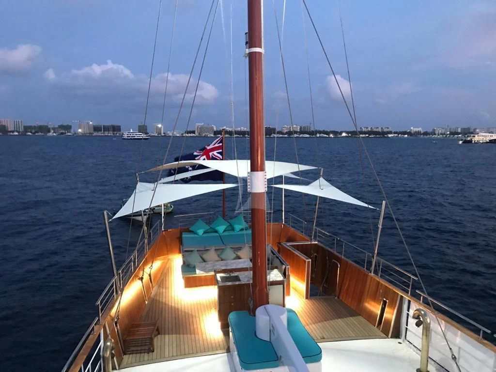 a boat on the water aboard KALIZMA Yacht for Sale