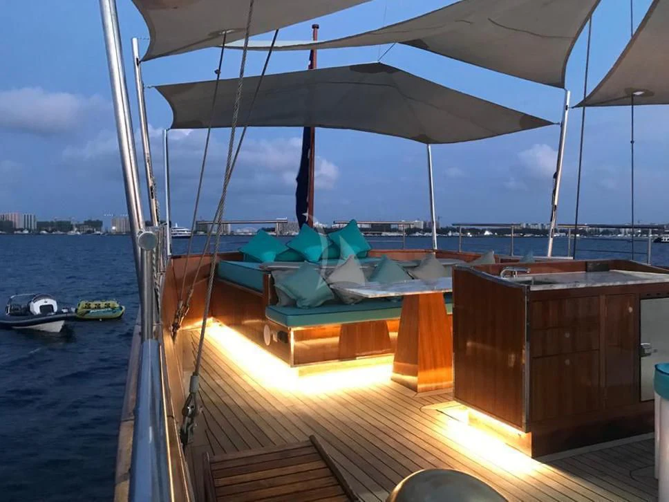 a boat on the water aboard KALIZMA Yacht for Sale