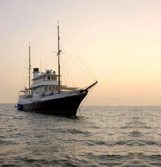 a boat in the water aboard KALIZMA Yacht for Sale