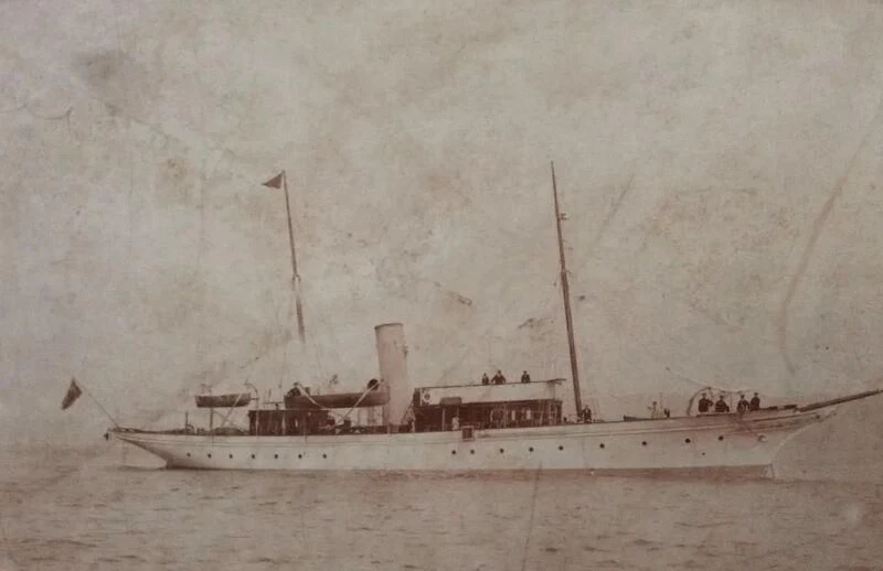 a ship in the water aboard KALIZMA Yacht for Sale