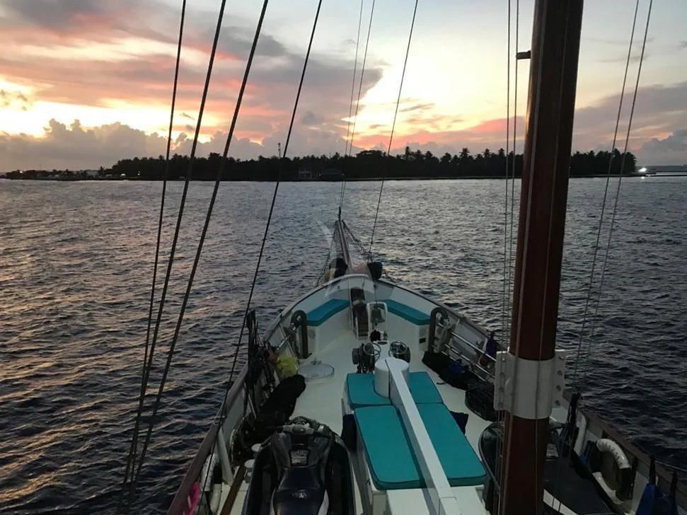 a boat on the water aboard KALIZMA Yacht for Sale