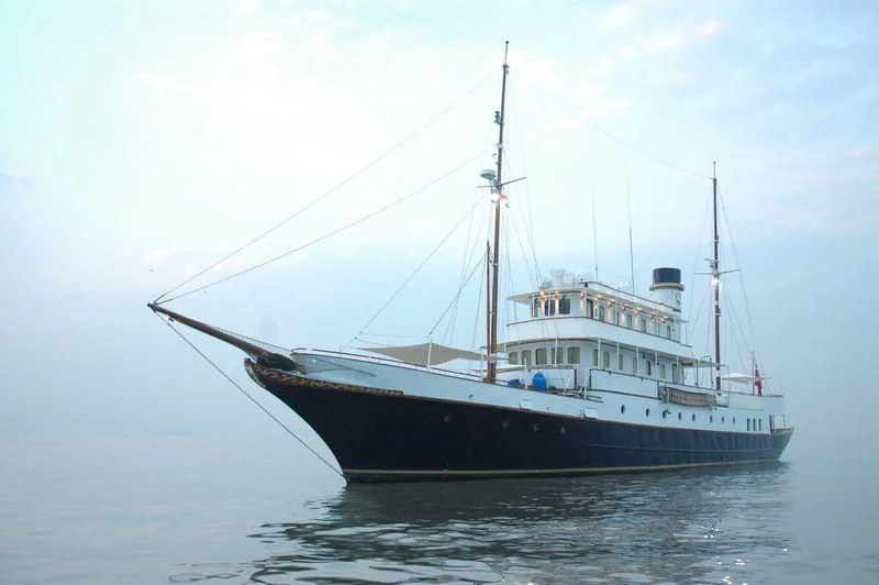 a boat on the water aboard KALIZMA Yacht for Sale