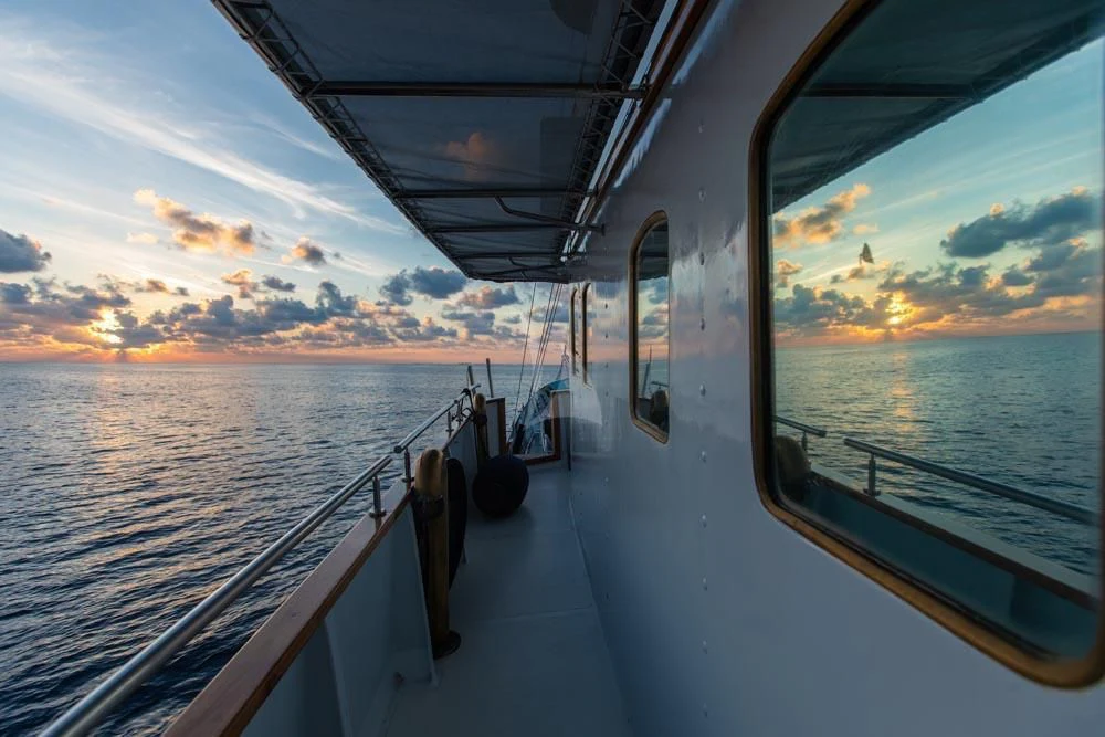 a boat on the water aboard KALIZMA Yacht for Sale