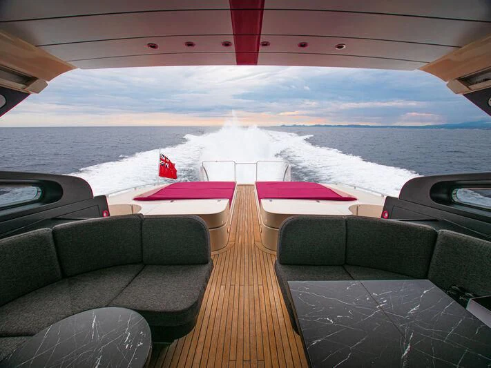 a boat on the water aboard SEA SQUIRTER Yacht for Sale