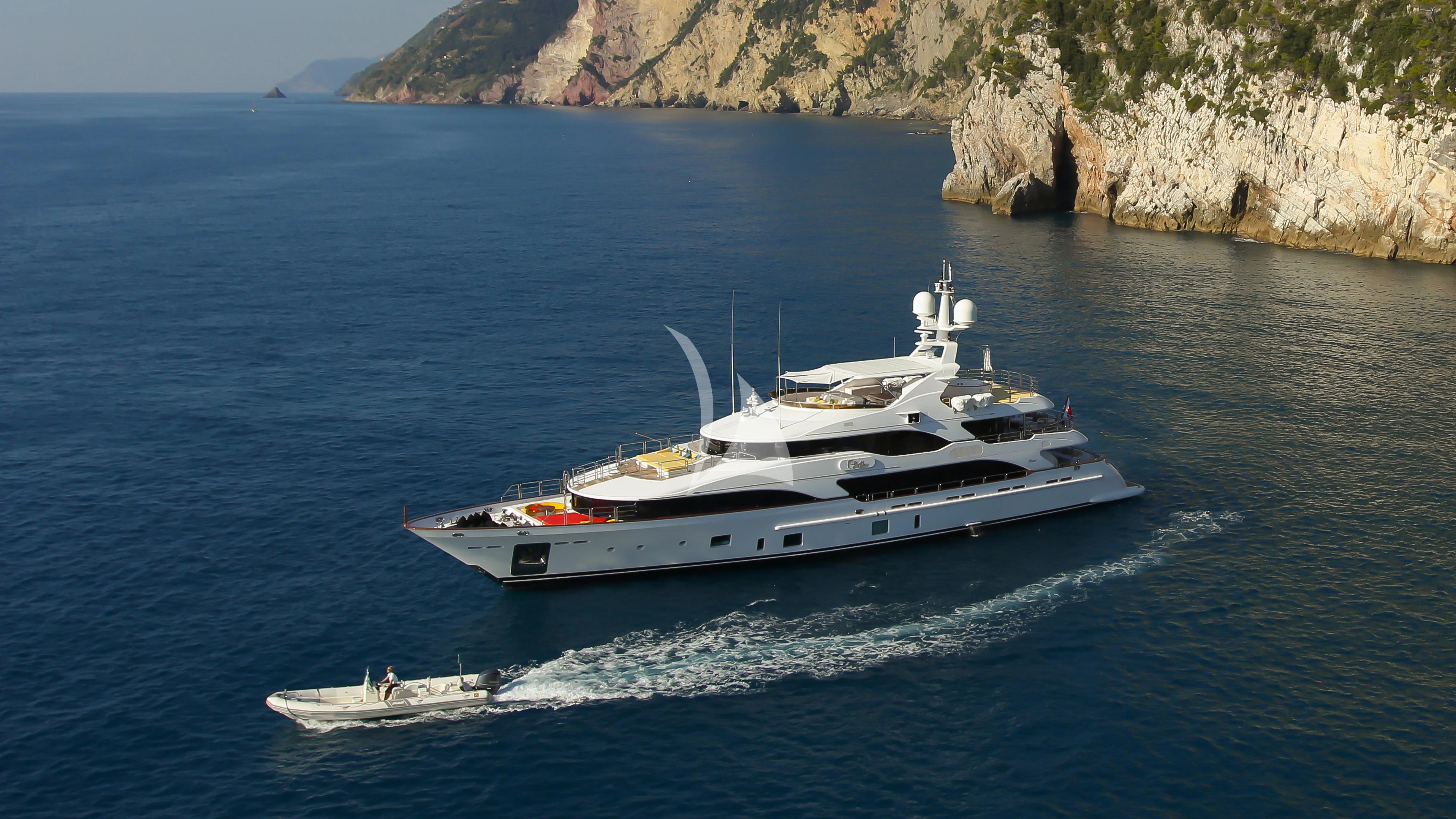 a boat on the water aboard LATIKO Yacht for Charter