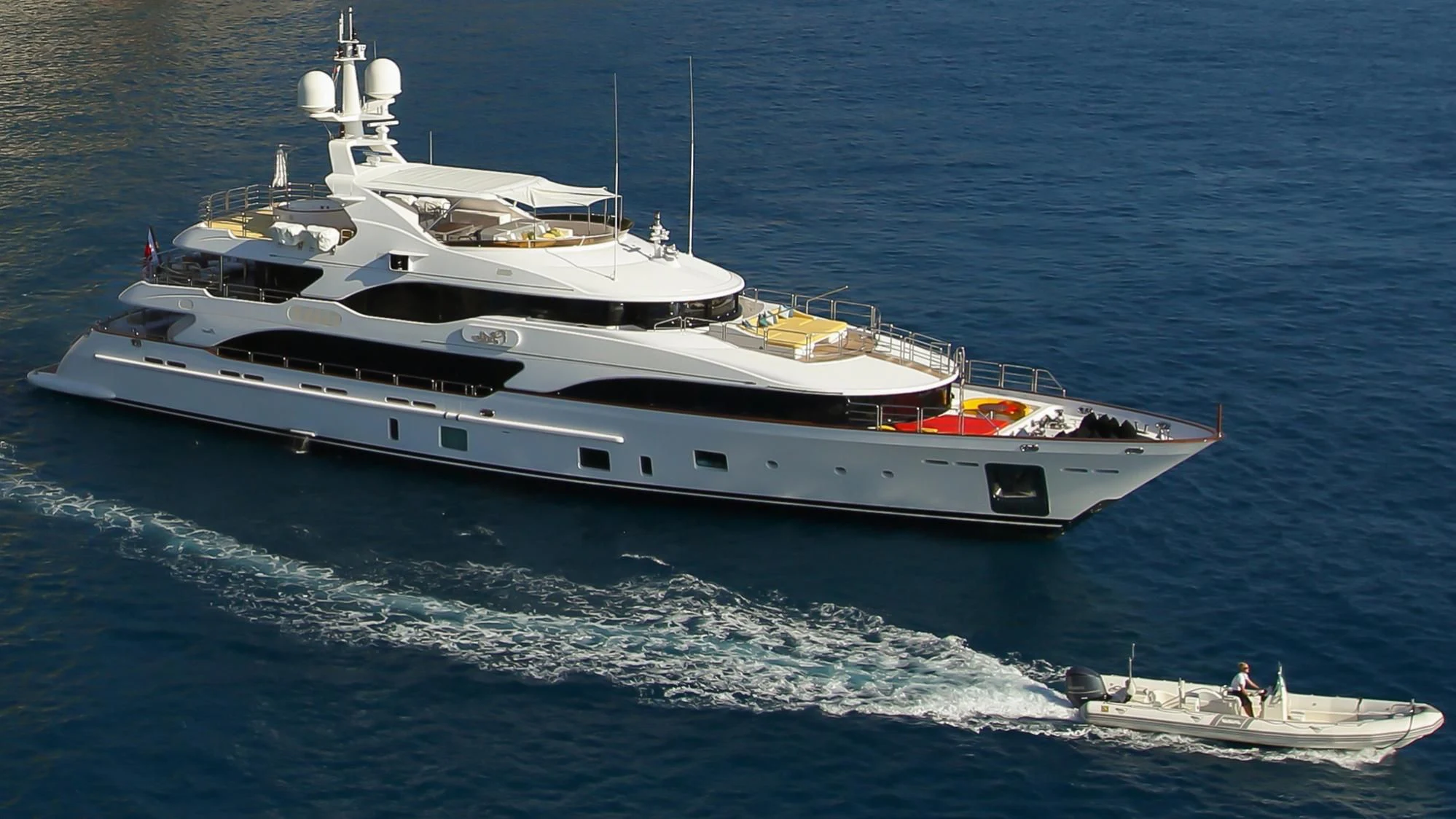 a boat on the water aboard LATIKO Yacht for Charter