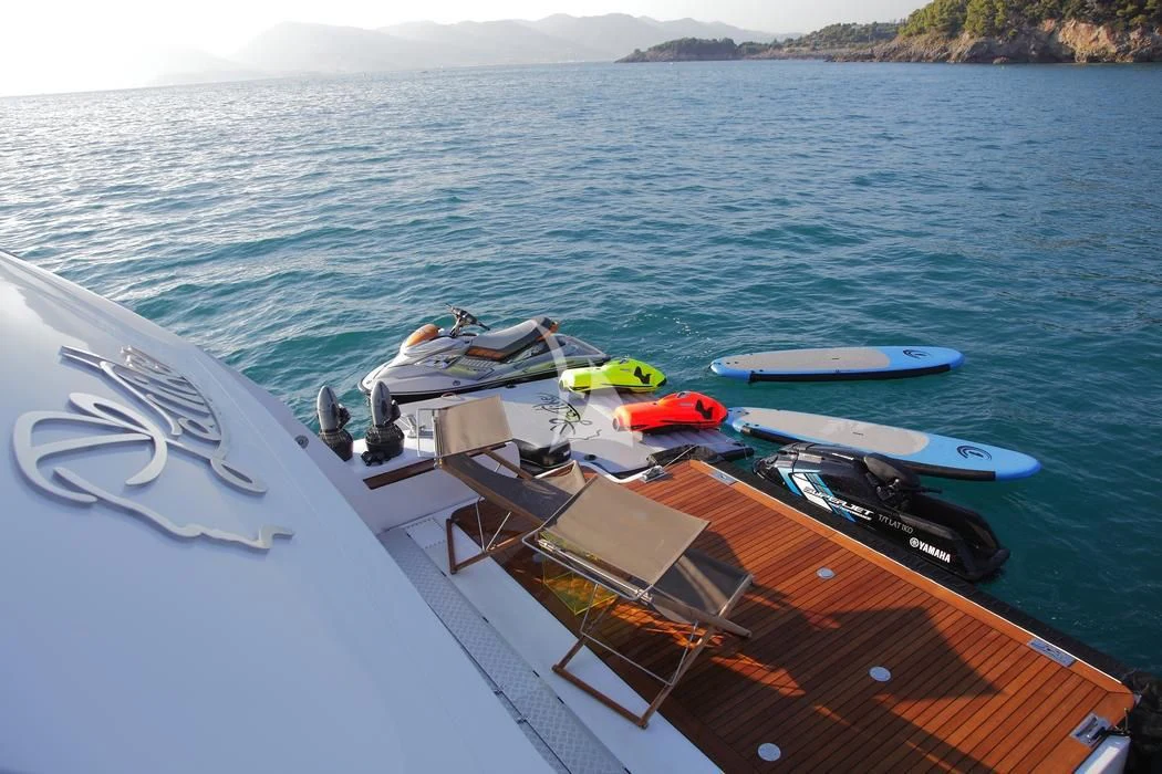 a boat on the water aboard LATIKO Yacht for Charter