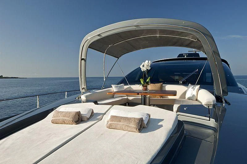 a boat on the water aboard WHATEVER Yacht for Charter