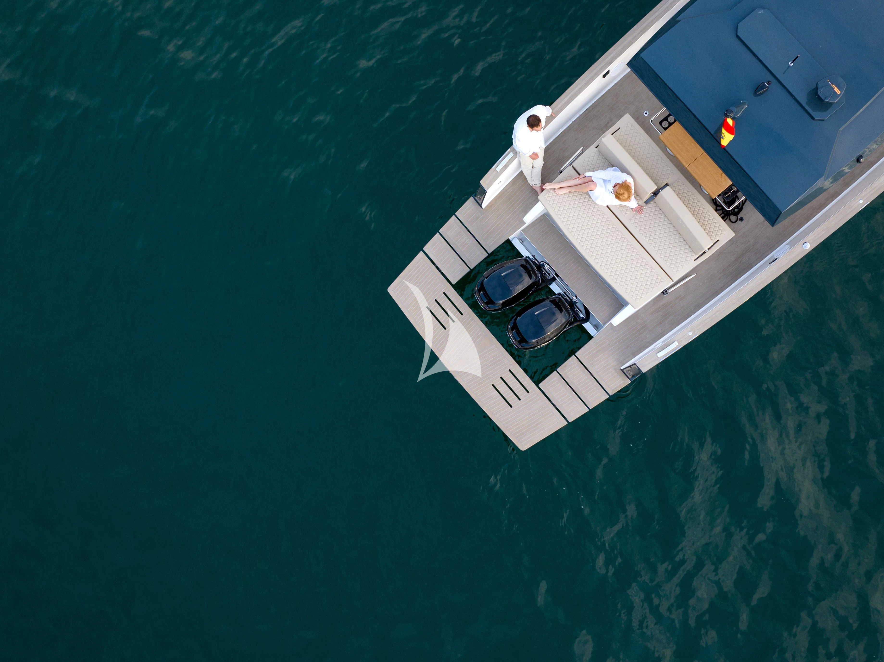 graphical user interface aboard AIX Yacht for Sale