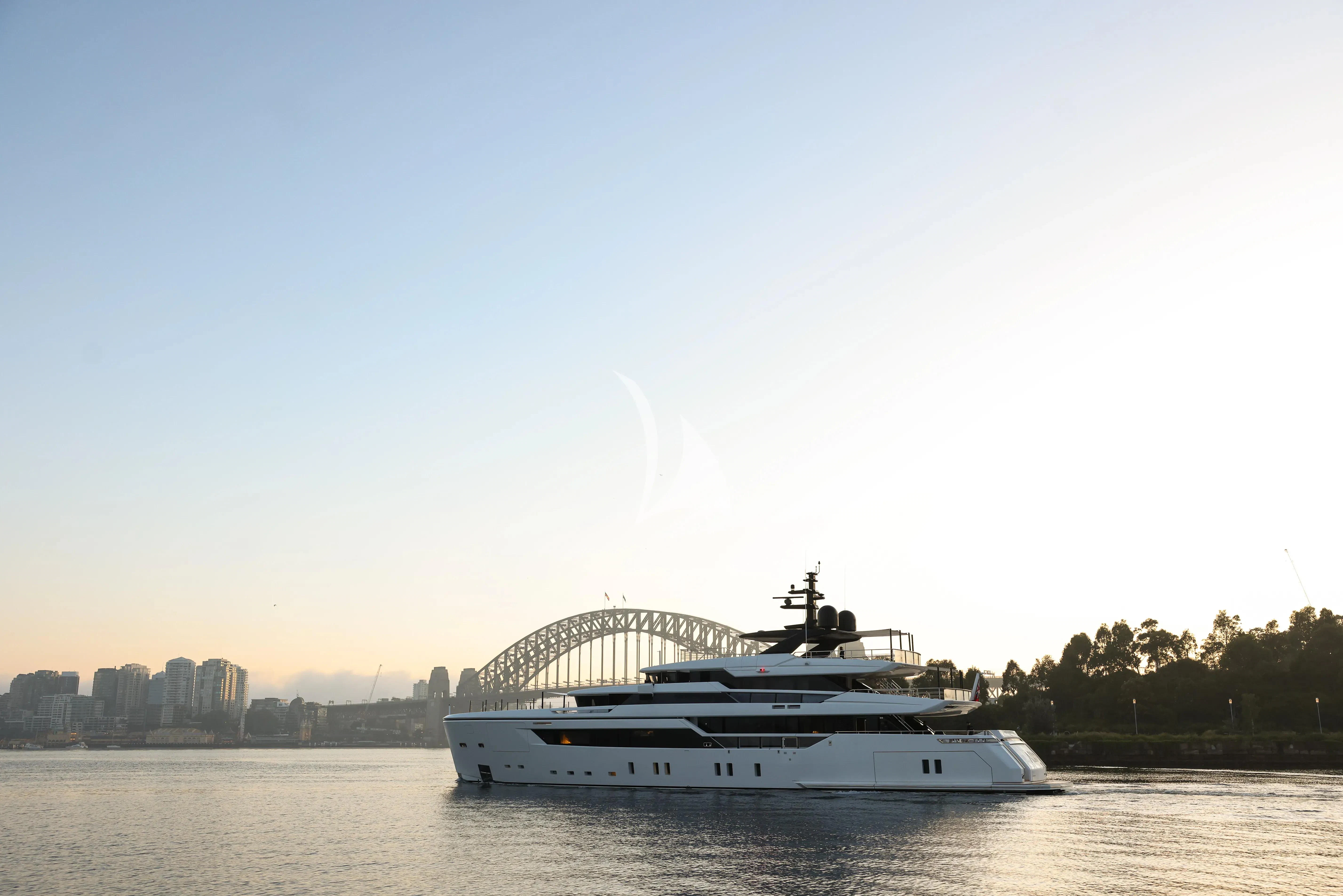 a boat on the water aboard AIX Yacht for Sale