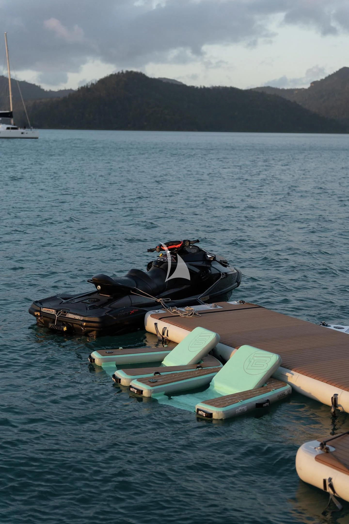 boats on the water aboard AIX Yacht for Sale