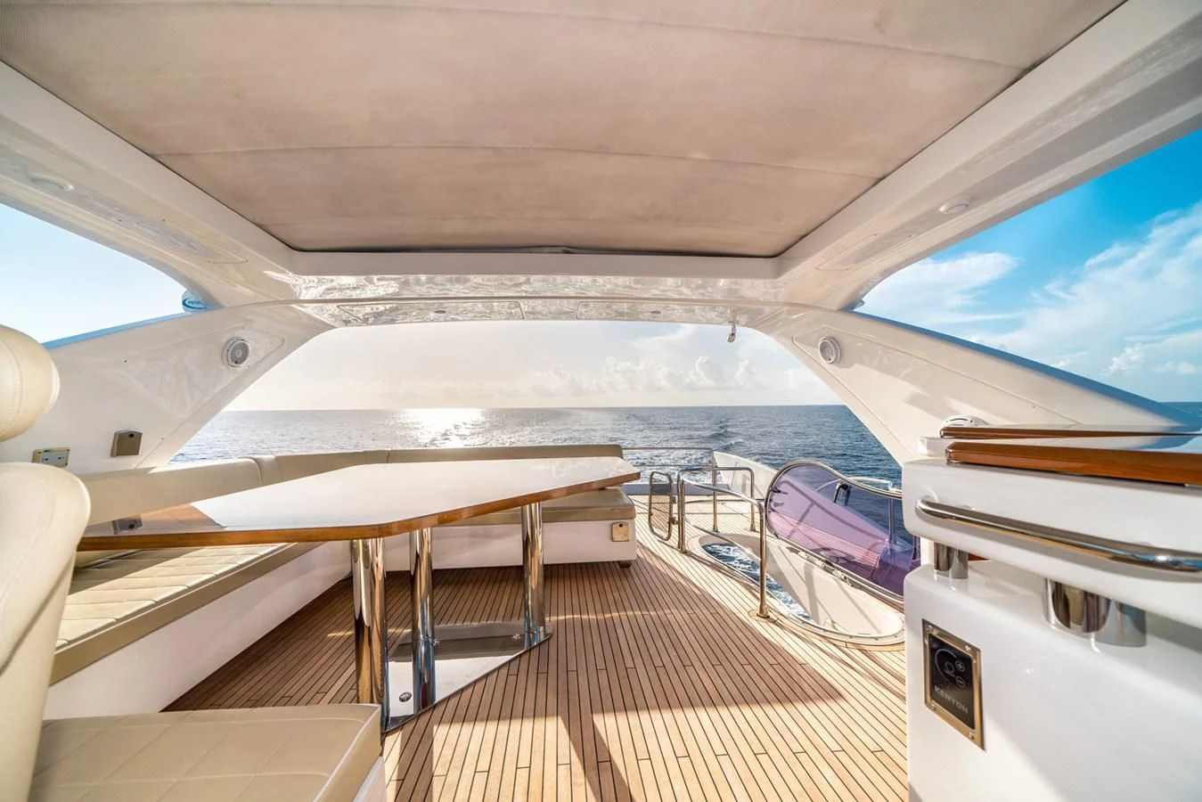 inside of a plane aboard AZIMUT 85 Yacht for Sale