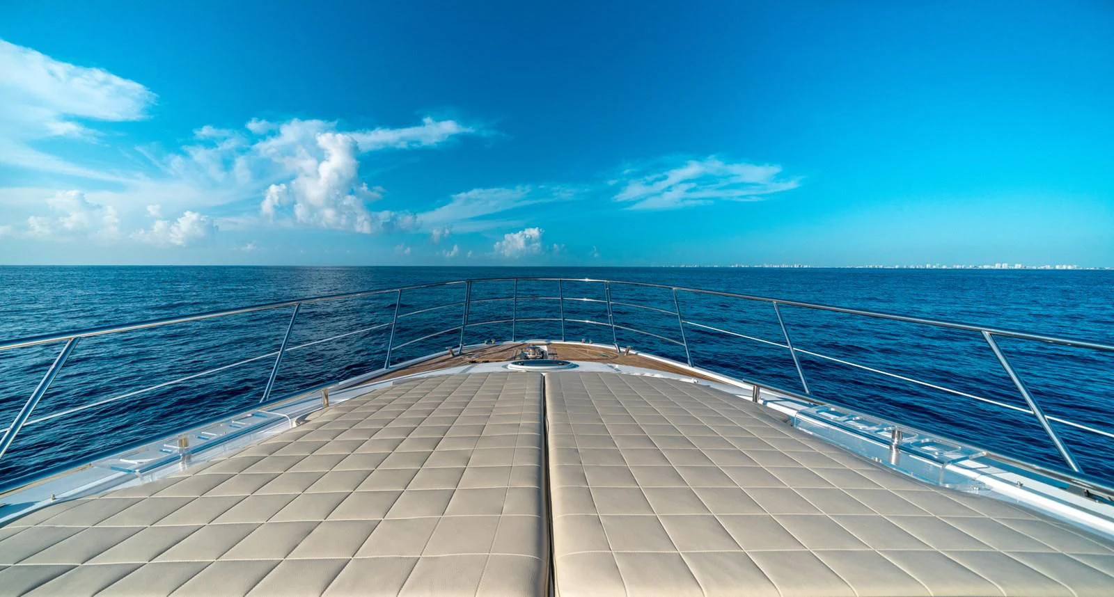 a wooden dock over water aboard AZIMUT 85 Yacht for Sale