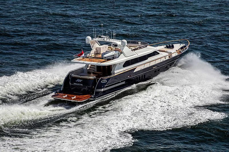a boat on the water aboard JOY Yacht for Sale