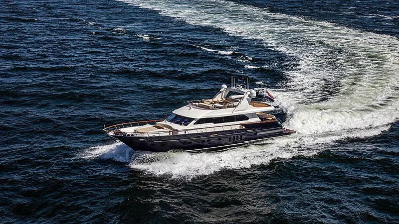 a boat in the water aboard JOY Yacht for Sale