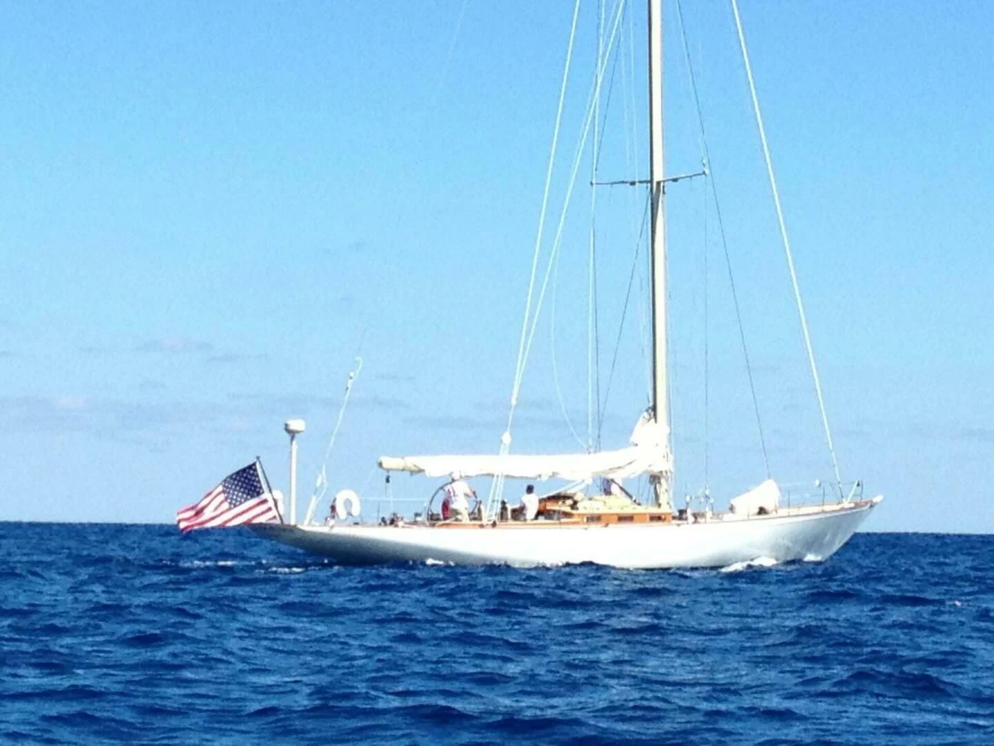 a boat on the water aboard WILD HORSES Yacht for Sale